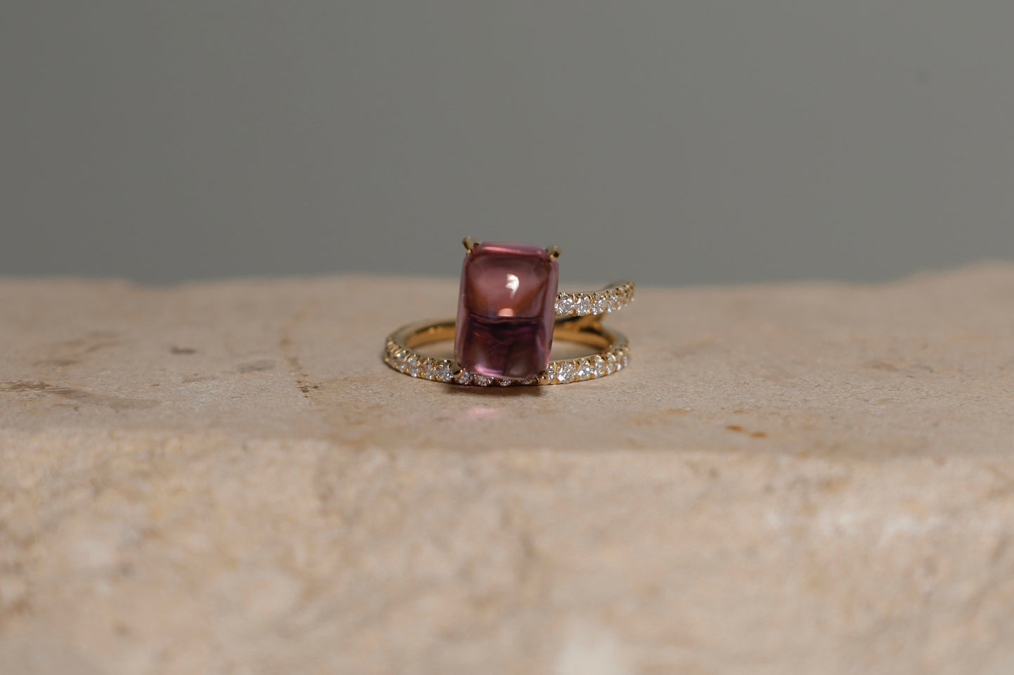 Coquette Amethyst Ring