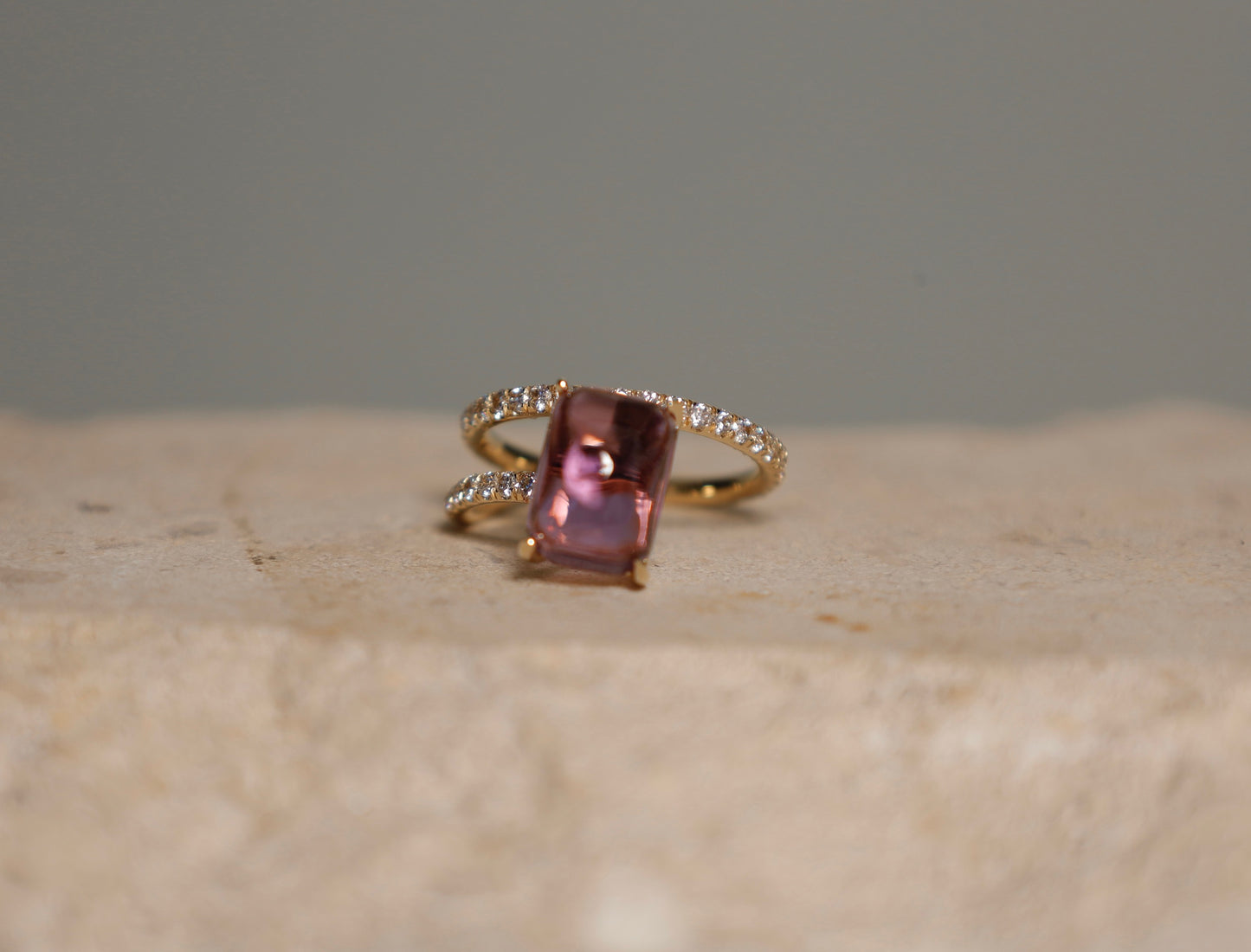 Coquette Amethyst Ring