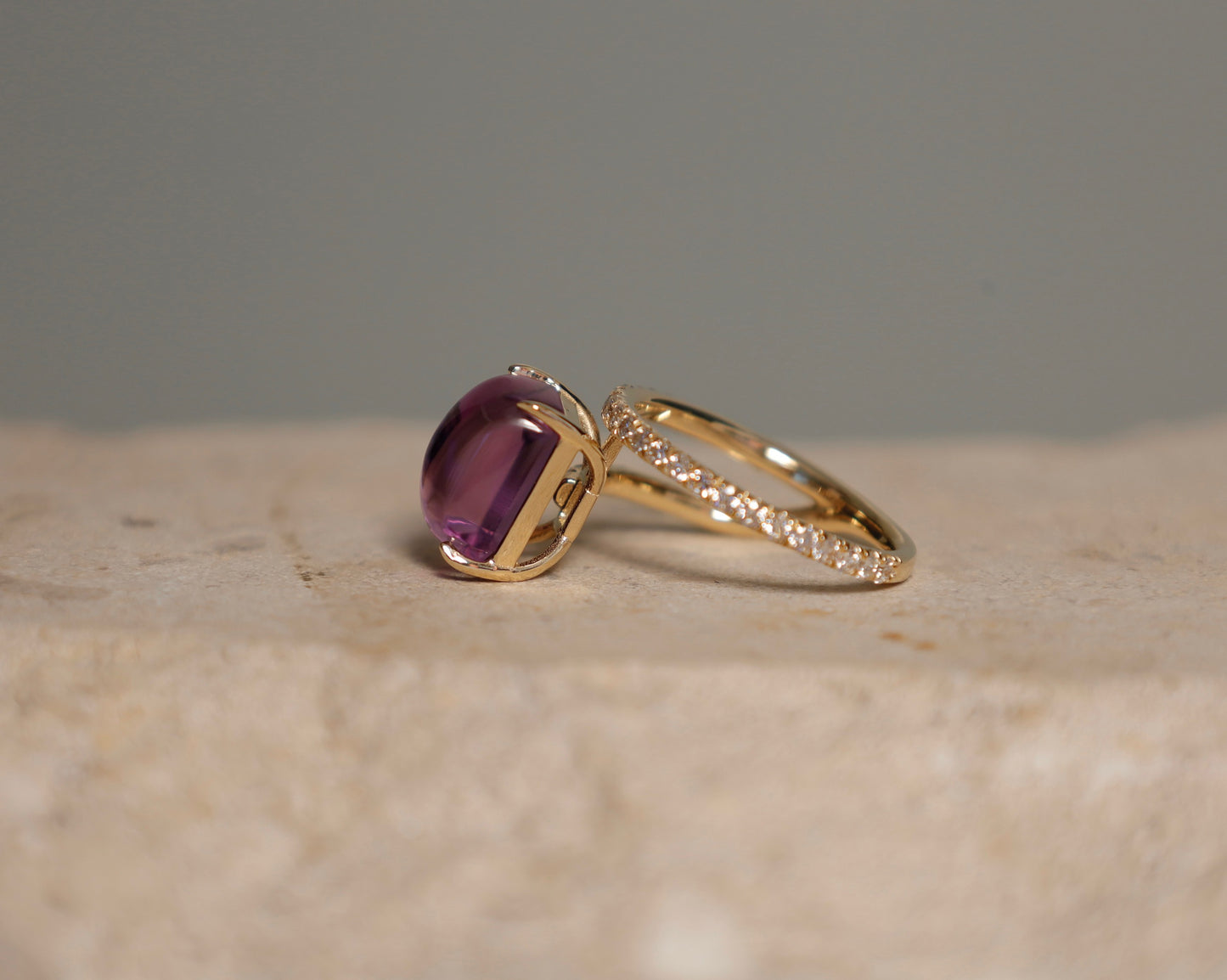 Coquette Amethyst Ring