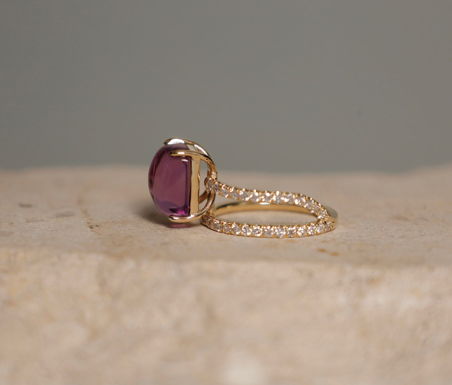 Coquette Amethyst Ring