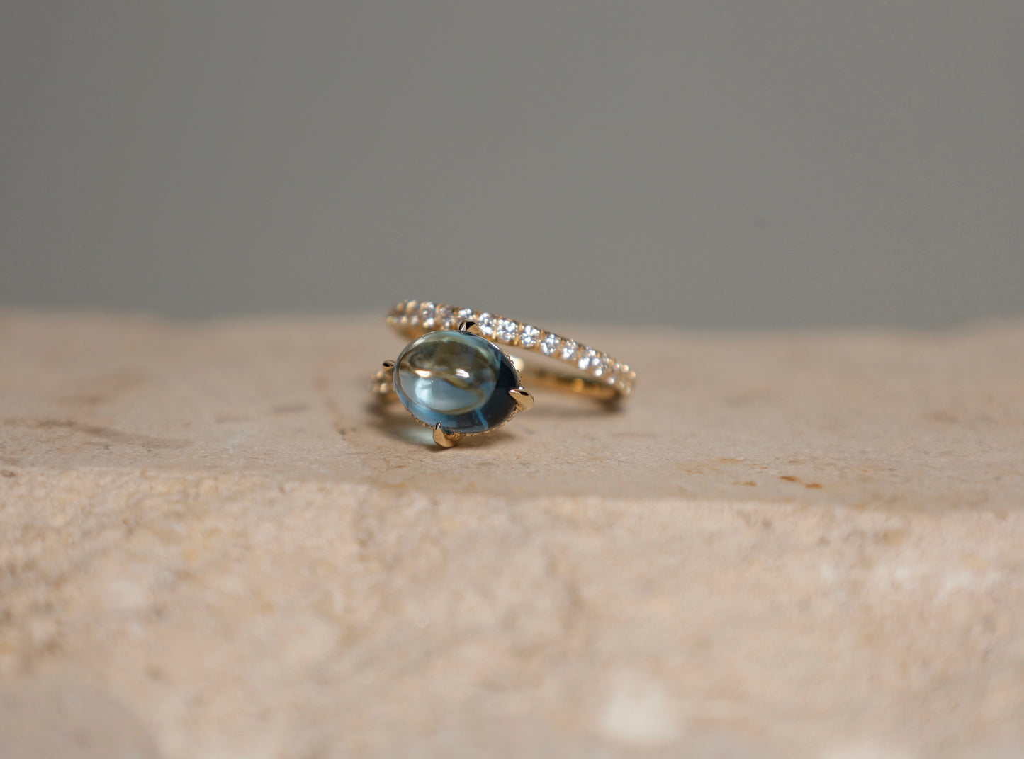 Coquette Topaz Ring