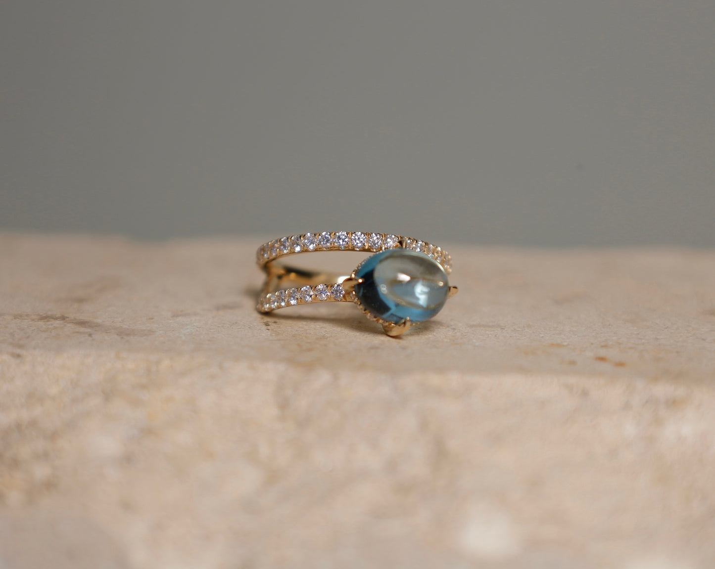 Coquette Topaz Ring
