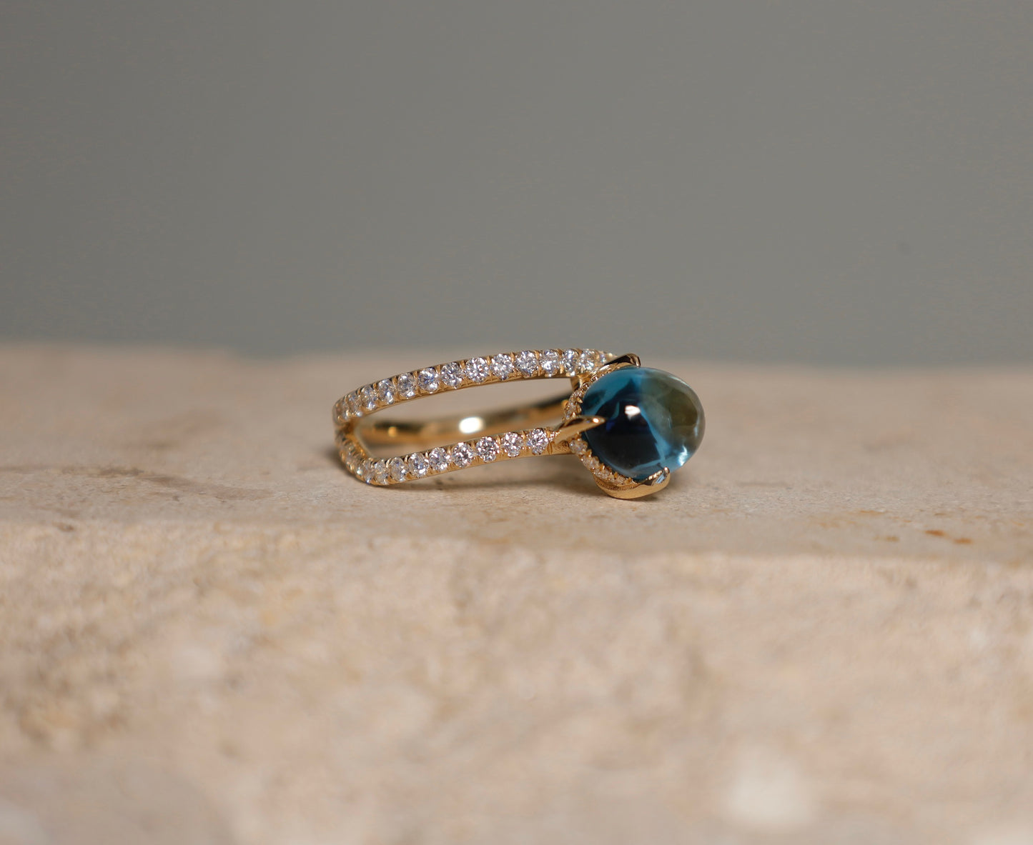 Coquette Topaz Ring