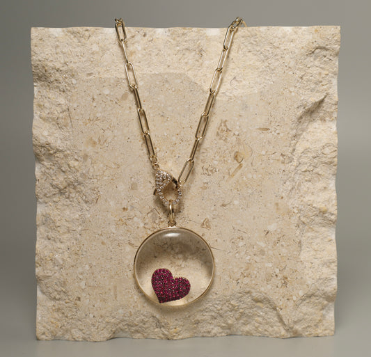 Crystal Heart necklace