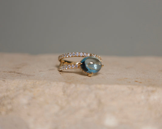 Coquette Topaz Ring